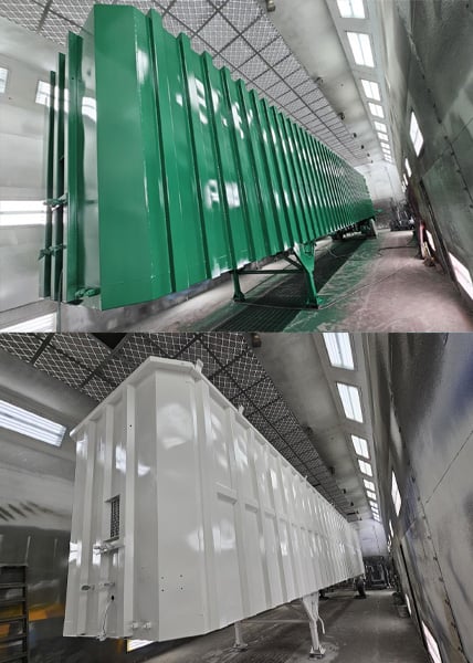 Blast & Paint Department